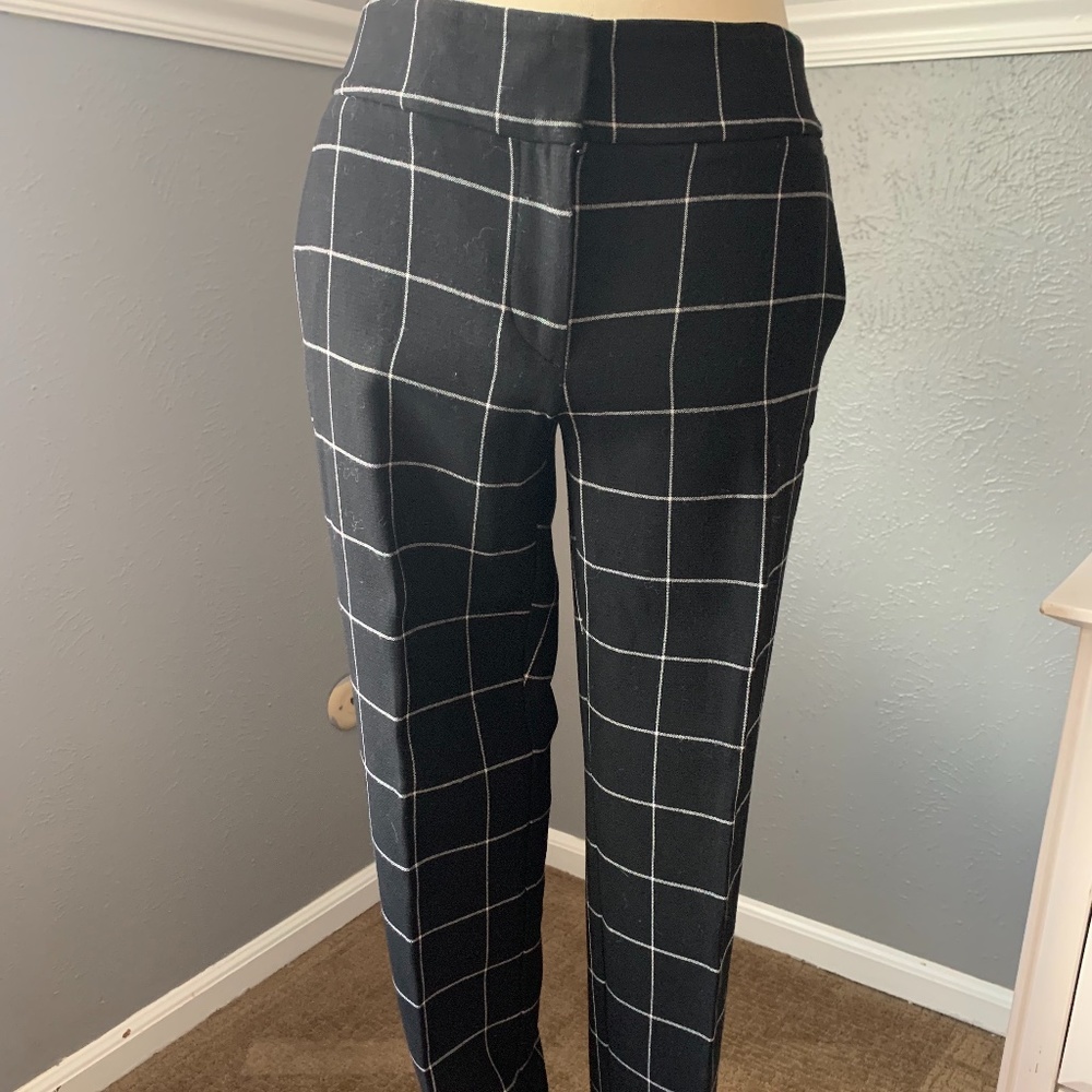 Window Pane ankle pant